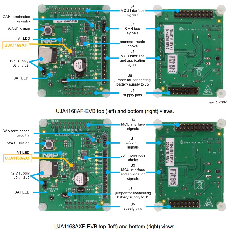 NXP Semiconductors UJA116xA Evaluierungsboards